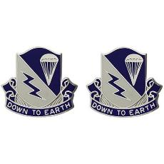 507th Infantry Regiment Group Unit Crest (Down to Earth)